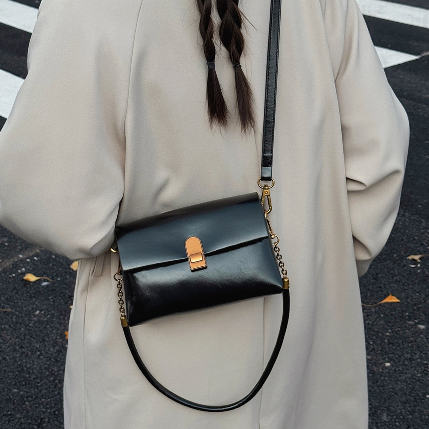 【独立双层+两条肩带】高级感简约小众斜挎包2025新款百搭小包包,淘宝优惠券,粉丝福利购,淘宝优惠卷
