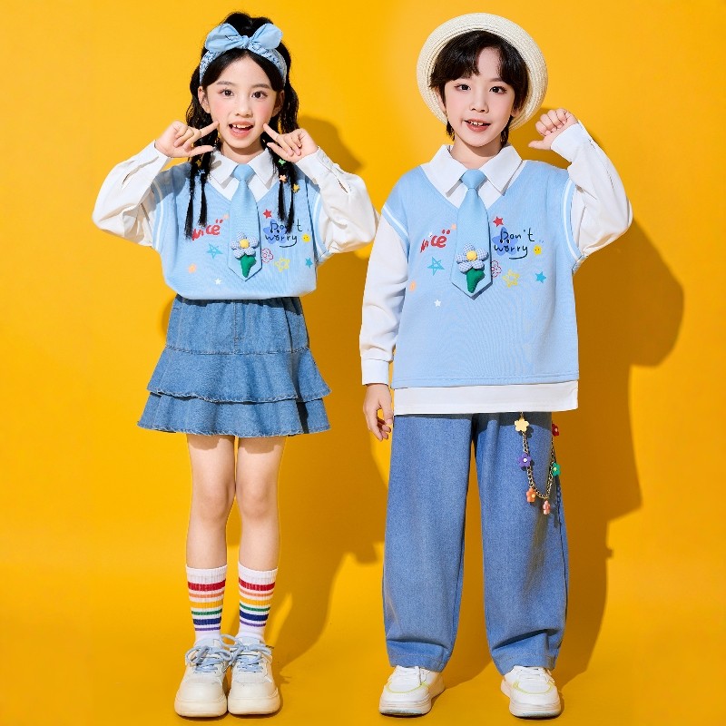 小学生运动会开幕式班服儿童啦啦队秋演出服元旦学院风合唱表演服,淘宝优惠券,粉丝福利购,淘宝优惠卷