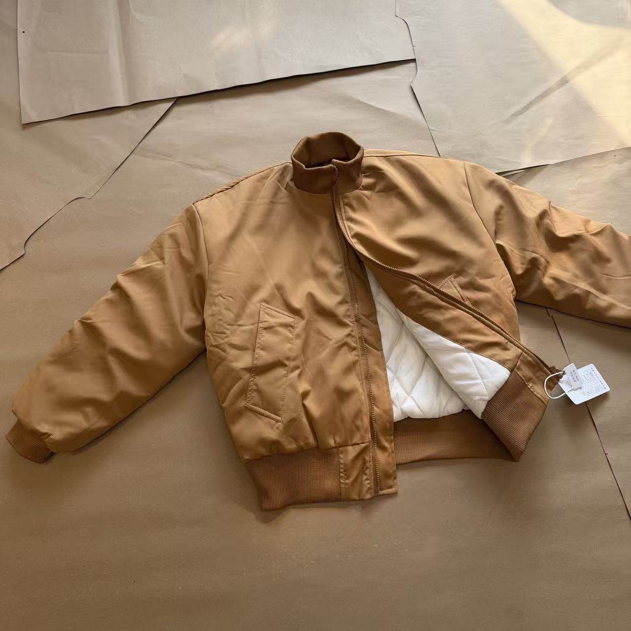 美式复古立领飞行夹克男女同款短款加厚棉衣宽松外套宽松型夹克,淘宝优惠券,粉丝福利购,淘宝优惠卷