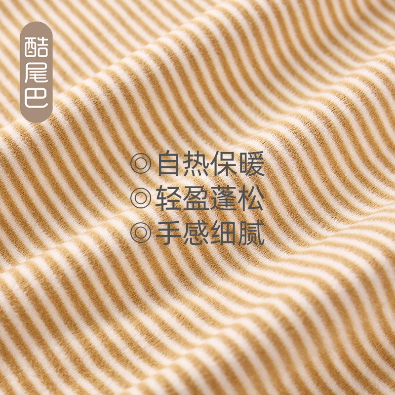 酷尾巴新生儿冬装加厚秋冬季衣服 酷尾巴壹百米连身衣/爬服/哈衣