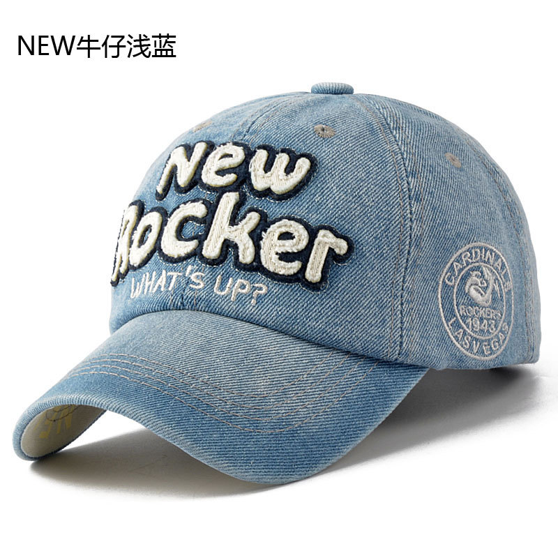 吉祥茂服饰专营店牛仔帽子男女款春夏秋天棒球帽韩版潮帽户外休闲运动遮阳鸭舌帽2