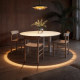 Xintali Nofi Pine Tower Flying Saucer Restaurant Chandelier, Antique Bar Chandelier, Intelligent Adjustment, High-end and Light Luxury