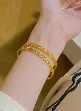 爆闪碎碎冰手镯轻奢高级感手环女