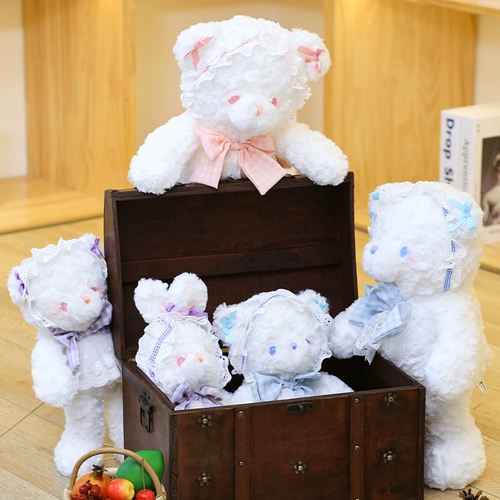 Плюшевая игрушка, успокаивающая кукла для сна, кролик, стиль Лолита, с медвежатами, подарок на день рождения