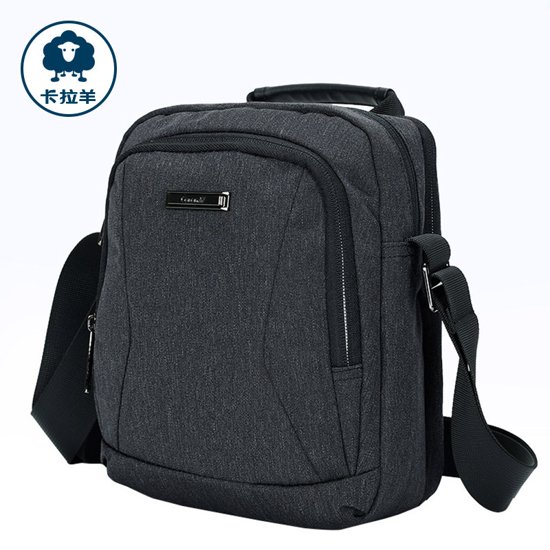 卡拉羊男斜挎户外旅游包迷你单肩包 聚茗汇箱包男士包袋