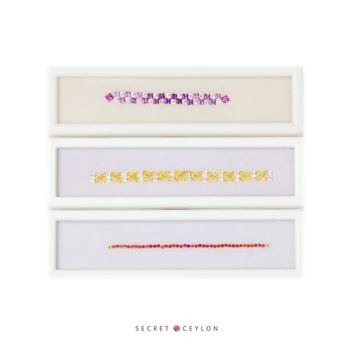 天然蓝宝石裸石皇家蓝刻面火彩 珠宝设计 高净度宝石镶嵌配石 - 图1