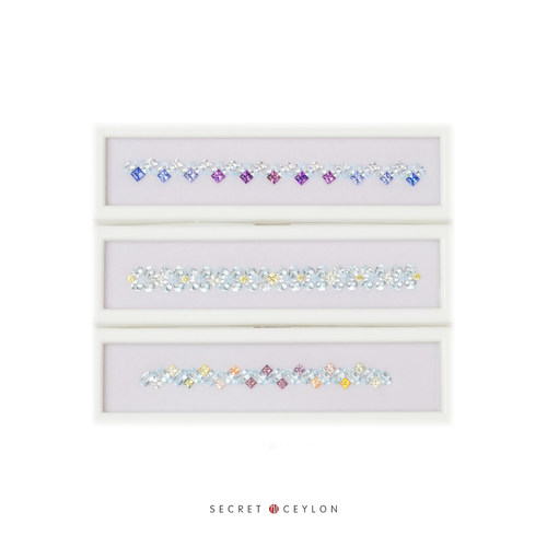 天然蓝宝石裸石皇家蓝刻面火彩 珠宝设计 高净度宝石镶嵌配石 - 图3