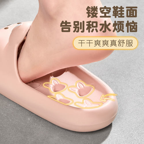 利达妮儿童拖鞋女款夏2026新款家居漏水女孩浴室防滑女童洗澡拖鞋 - 图1