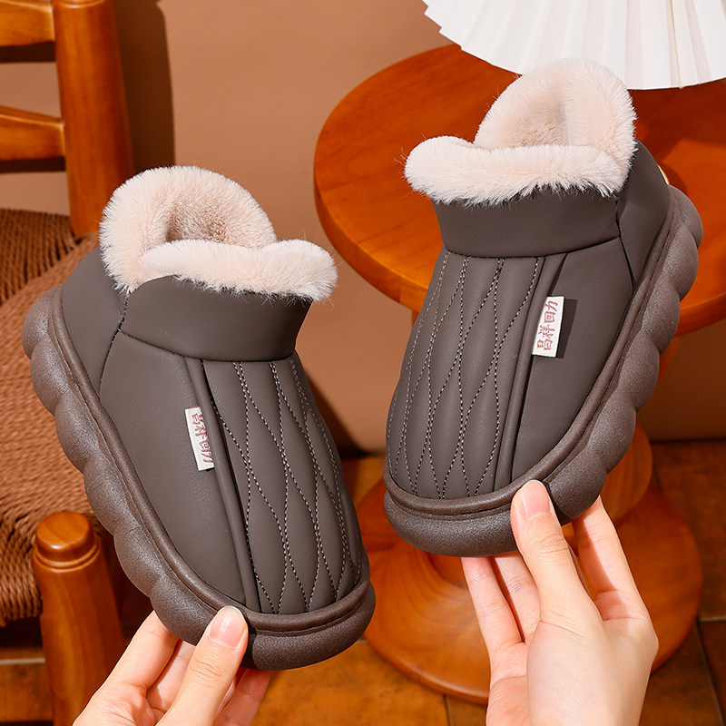 儿童棉鞋男童厚底秋冬季2025新款亲子冬天加绒保暖外穿棉拖鞋包跟,淘宝优惠券,粉丝福利购,淘宝优惠卷