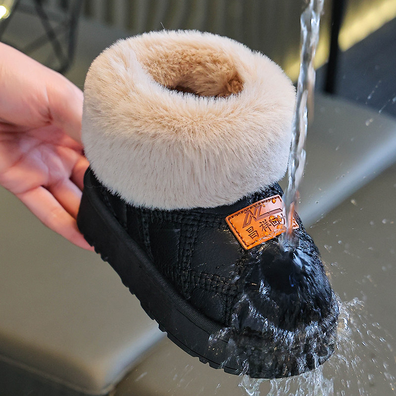 儿童棉鞋新款男女童冬季时尚外穿保暖厚底防滑室内家居高帮棉托鞋,淘宝优惠券,粉丝福利购,淘宝优惠卷