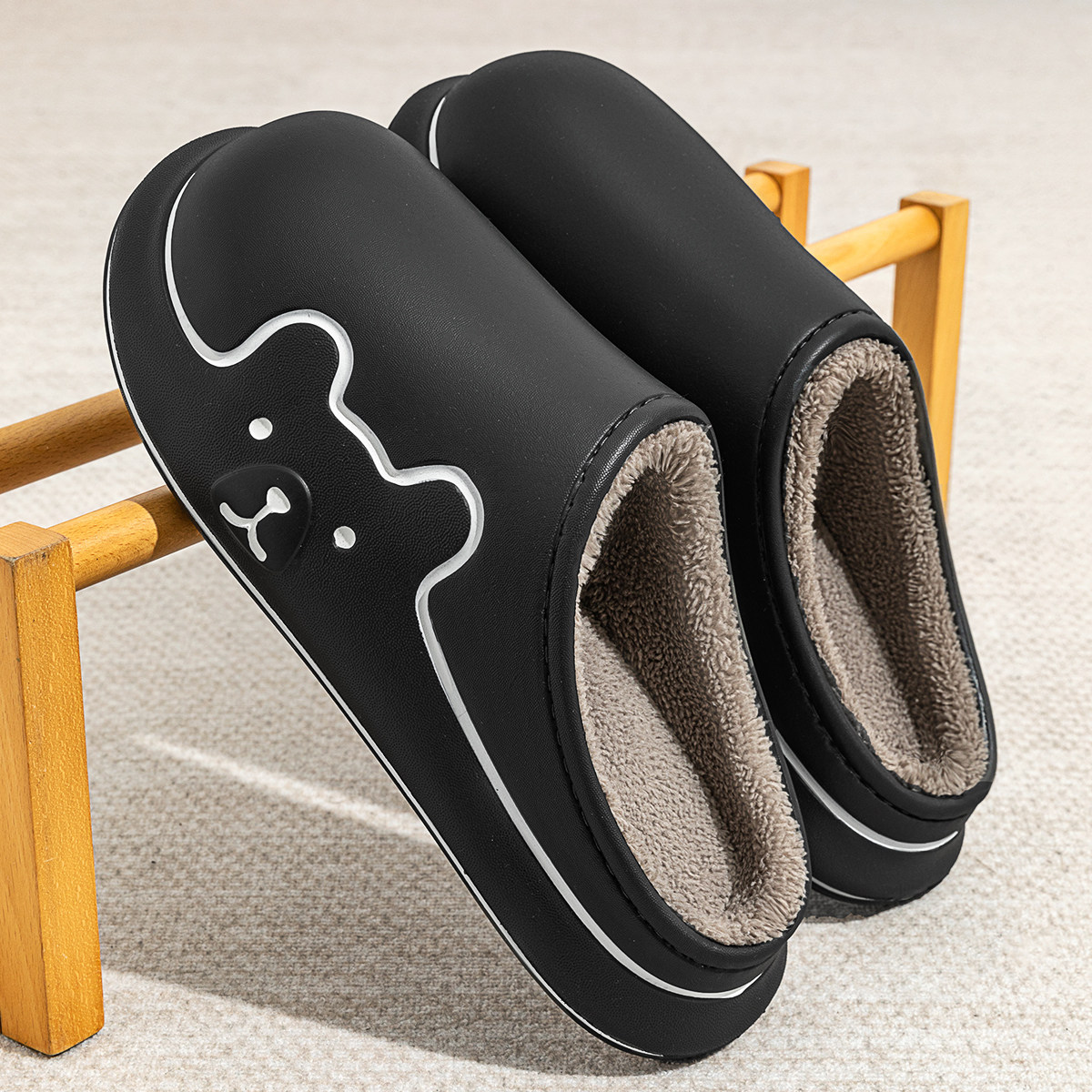 防水棉拖鞋男款冬2025新款家居室内加绒保暖厚底外穿秋冬拖鞋男士,淘宝优惠券,粉丝福利购,淘宝优惠卷