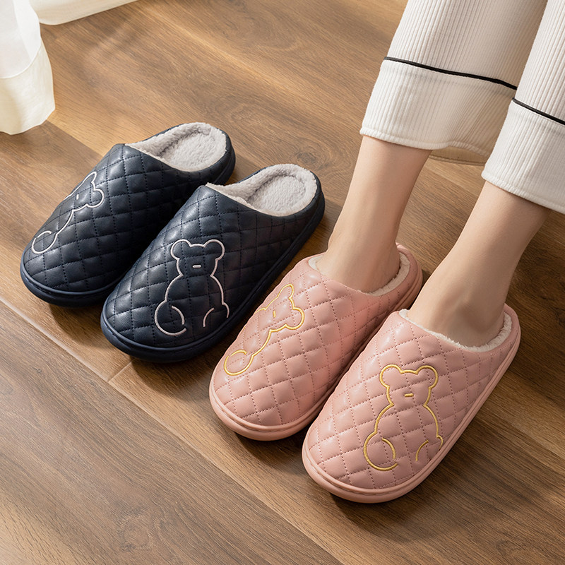 棉拖鞋女秋冬季防水防滑2025年新款室内家居包头半毛毛拖鞋女外穿,淘宝优惠券,粉丝福利购,淘宝优惠卷