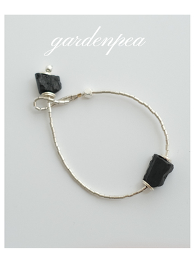 女925银矿石简约原创手作手链夏