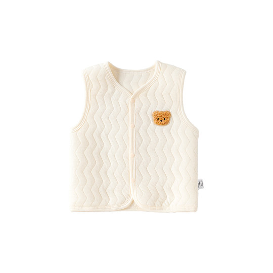 Yishuang'er skin-friendly and comfortable quilted vest keeps warm in autumn and winter