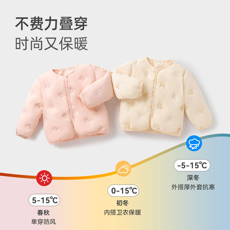 儿童轻薄款羽绒服婴幼儿秋冬白鸭绒内胆男童女童宝宝内搭保暖外套,淘宝优惠券,粉丝福利购,淘宝优惠卷