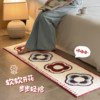 Namo Little Red Flower Bedside Rug Floor Mat Bedroom Cloakroom