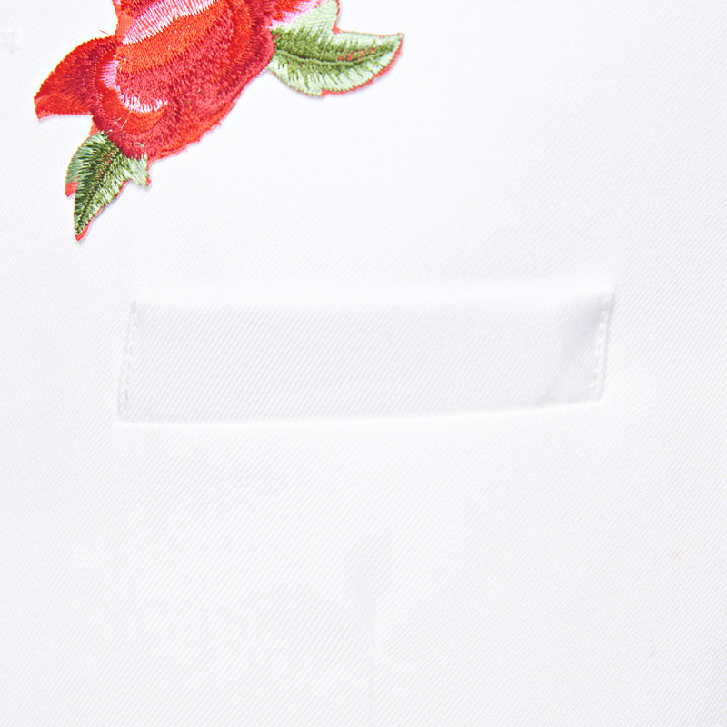 新款立领民族服装大合唱男表演服 绮婳民族服装