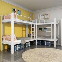 Steel Iron Frame Bed Lower Bunk Bed Low Bed Staff Single Single Bed Students Dorm Bed Iron Frame Bed Apartment Iron Art Bed