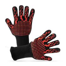 Factory spot BBQ Barbecue Gloves Silicone resistant 800 degrees 1472 ° F thermal insulation Anti-burn microwave oven