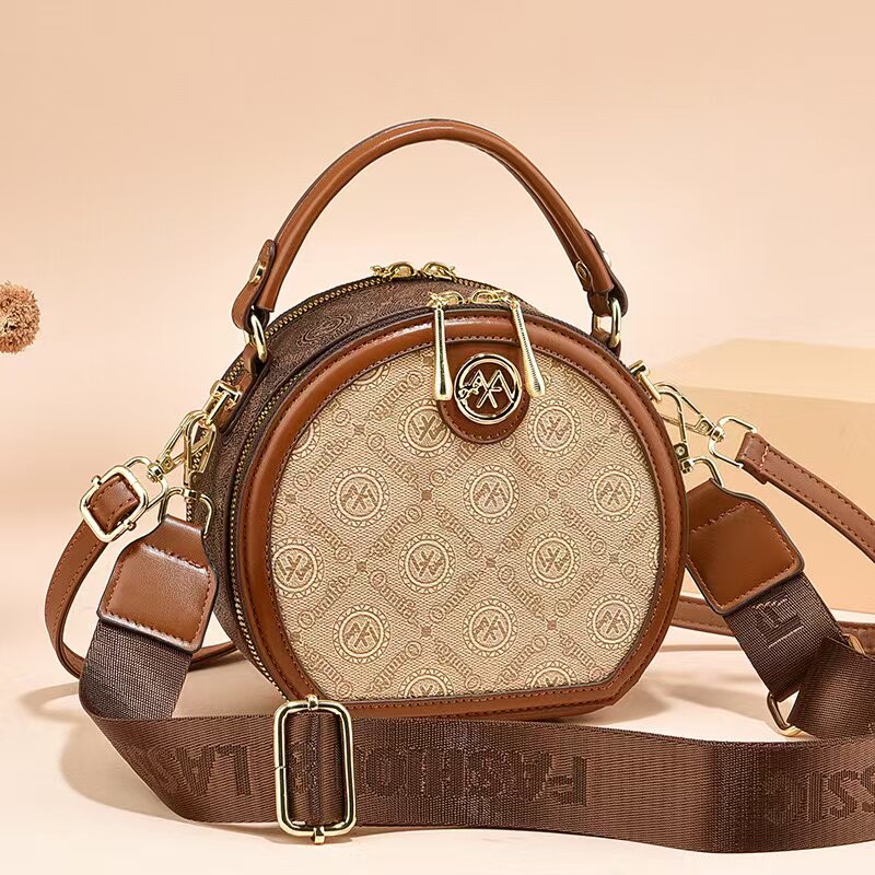 小圆包2025新款包包女士手提圆饼斜挎包高级感单肩斜挎包包,淘宝优惠券,粉丝福利购,淘宝优惠卷