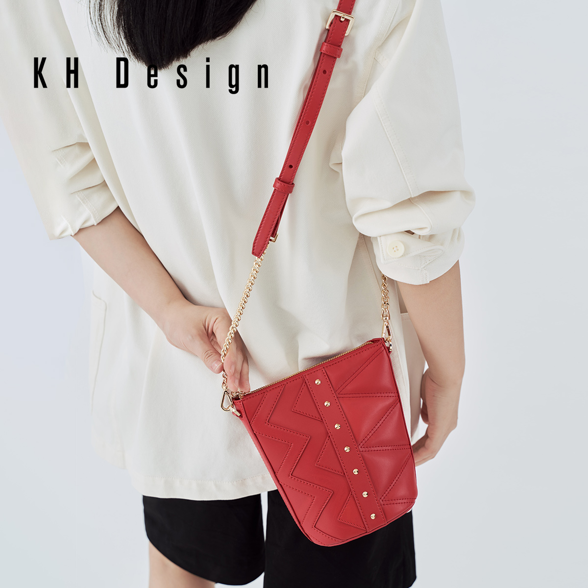 khdesign明治休闲2020新款斜挎包 khdesign女士包袋