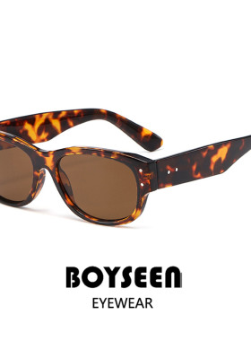 跨境新款复古木纹墨镜男女