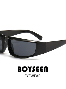 跨境Y2K未来科技感太阳眼镜男女潮搭凹造型太阳镜酷炫朋克太阳镜