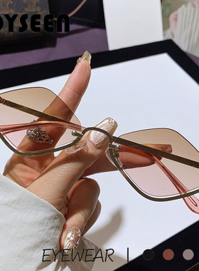 几何镜框前卫现代凹造型太阳镜