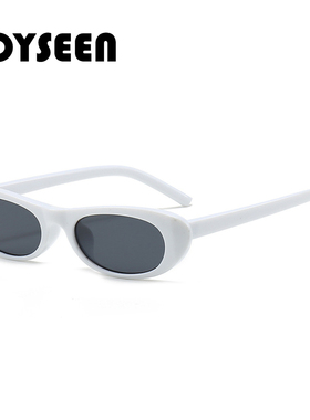 高级时髦窄框墨镜女可配度数