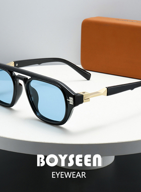 朋克嘻哈方形太阳镜男女可配镜