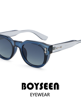 机能风渐变框墨镜男可配近视