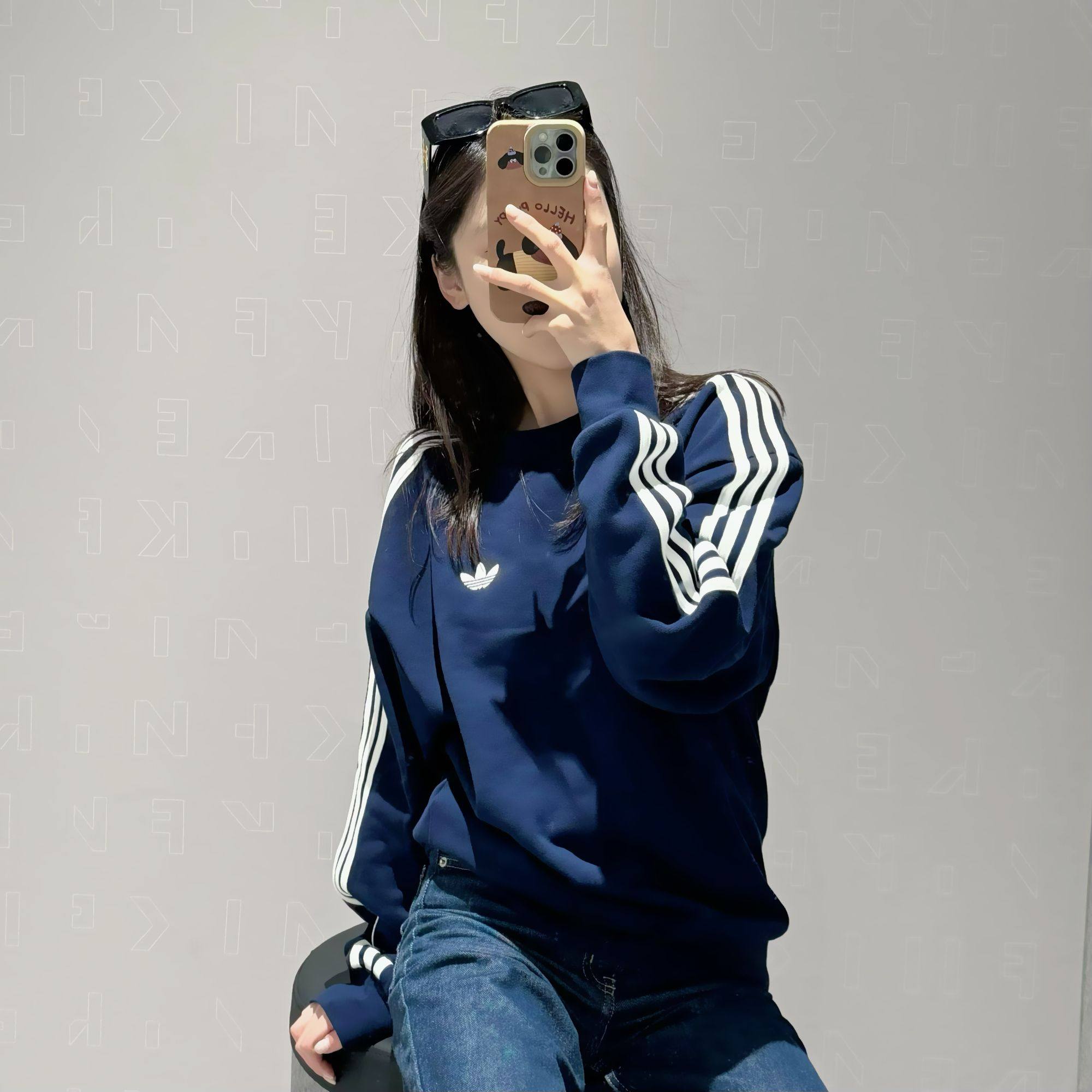 adidas阿迪达斯三叶草男女针织运动休闲时尚百搭卫衣套衫KG3899,淘宝优惠券,粉丝福利购,淘宝优惠卷