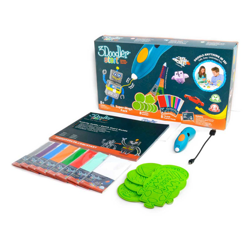 美国3Doodler Start 3D立体画笔涂鸦打印笔 kid 儿童学生安全版 - 图0