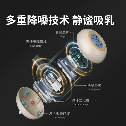 贝能 Двусторонний электрический молокоотсос, комфортный автоматический массажер, полностью автоматический, «три в одном»