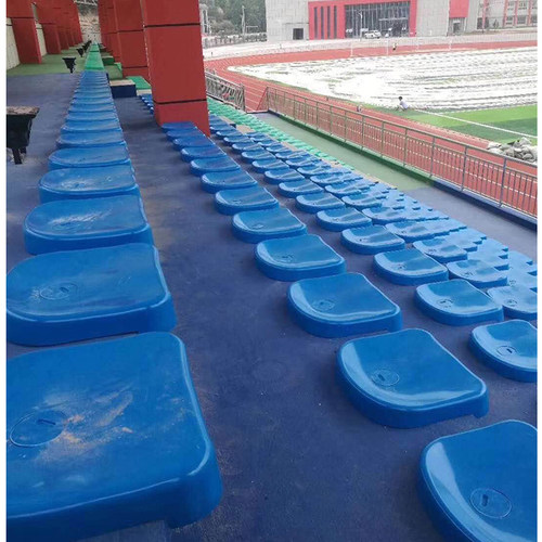 户外看台椅面方形中空塑料凳面学校体育场竞技场观众水泥台阶座椅 - 图2
