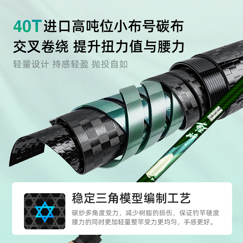 北溟鱼矶竿矶钓竿5号综合滑漂竿超轻超细短节便携远投碳素钓鱼竿,淘宝优惠券,粉丝福利购,淘宝优惠卷