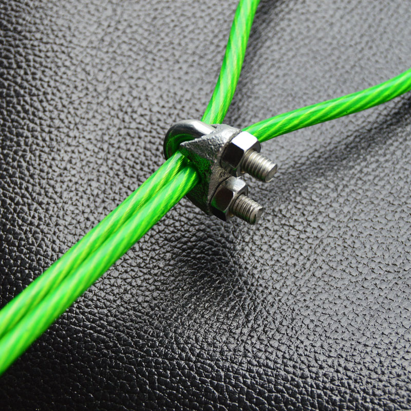 优质绿钢丝绳包塑 葡萄架遮阳网 晒 晾衣绳 牵引 大棚 猕猴桃 - 图1