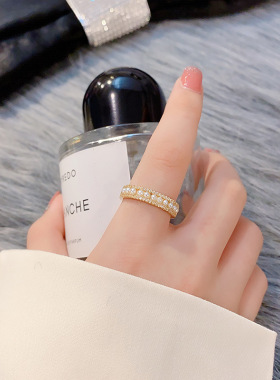 开口戒时尚个性夸张食指指环ins潮网红简约冷淡风