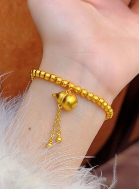 转运珠流苏葫芦手链新中式福禄双全珠珠手串