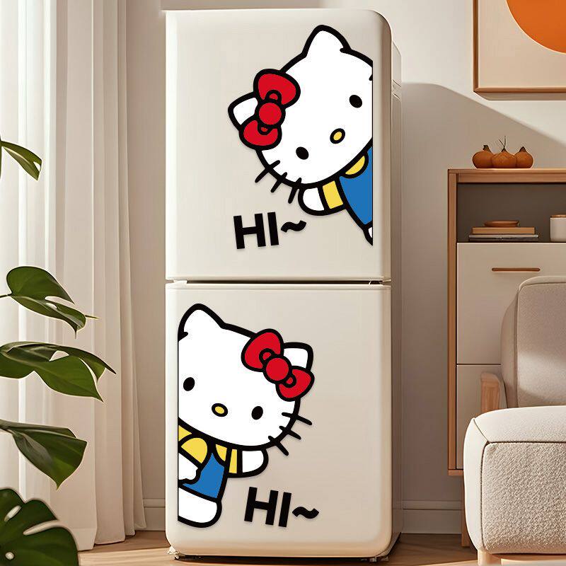 凯蒂猫窗花卡通贴纸福字商场门装饰可爱客厅玻璃墙面贴防水贴画,淘宝优惠券,粉丝福利购,淘宝优惠卷