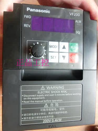 现货松下正品原装AVF200-0042 变频器200V 0.4KW替代AVF100-0042 - 图0
