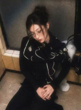 jennie同款金属窄框太阳镜女复古轻奢高级感圆脸显瘦墨镜可配度数