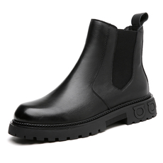 Челси сапоги 切尔西短靴男秋冬新款英伦烟筒靴真皮高帮皮鞋中帮皮靴子男马丁靴 19825776