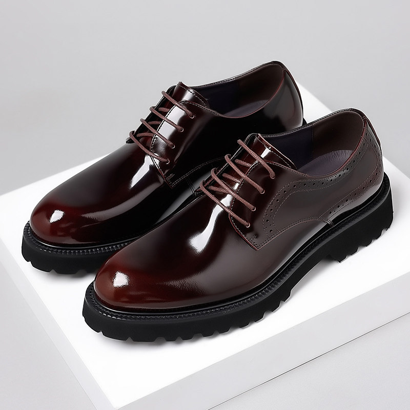 First layer cowhide business formal leather shoes