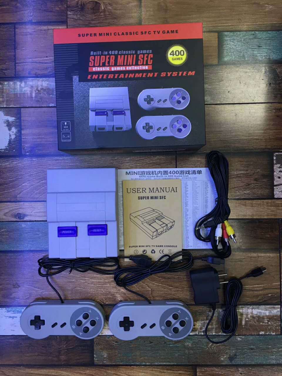 超任经典复古SNES MINI SFC游戏机美版电视游戏机400款660游戏-图3