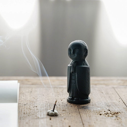 地藏菩萨 日本进口文镇 南部铁器 祝福祈愿摆件书画镇纸文房四宝 - 图2