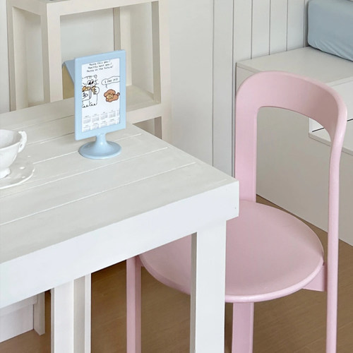 多巴胺家用彩色餐椅复古靠背书桌椅字中古风网红简约REY椅雷伊椅 - 图3