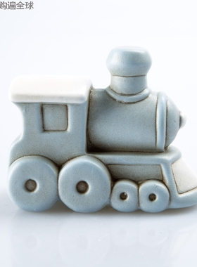 卡通蒸汽手工陶瓷可爱风创意装饰