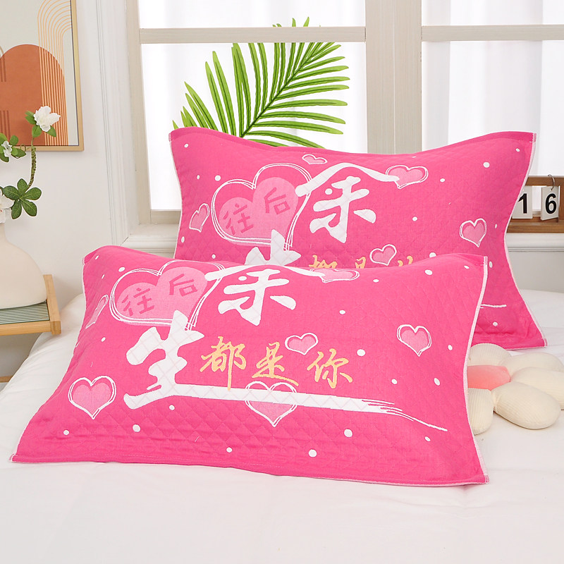 纱布枕巾一对装棉纱布加大加厚枕头巾四季复古成人情侣盖巾吸汗,淘宝优惠券,粉丝福利购,淘宝优惠卷