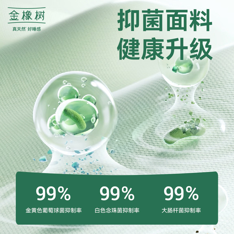 金橡树特拉雷乳胶枕头儿童护颈椎家用学生助睡眠枕芯成人 云感枕